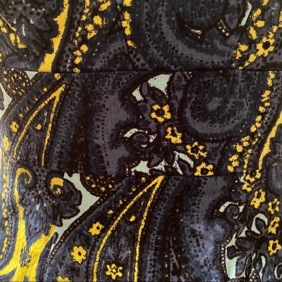 Tracy Reese Petites Paisley Short Sleeve Dress 0P - Picture 7 of 10